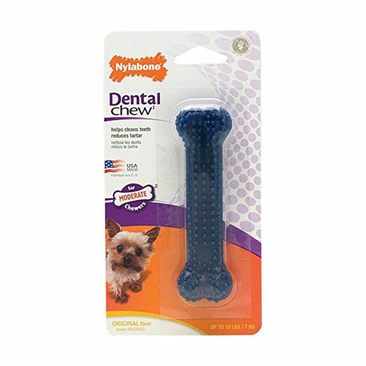 Juguete para perros Nylabone Pequeño Azul Natural Pollo Termoplástico Talla XS - Effik Store