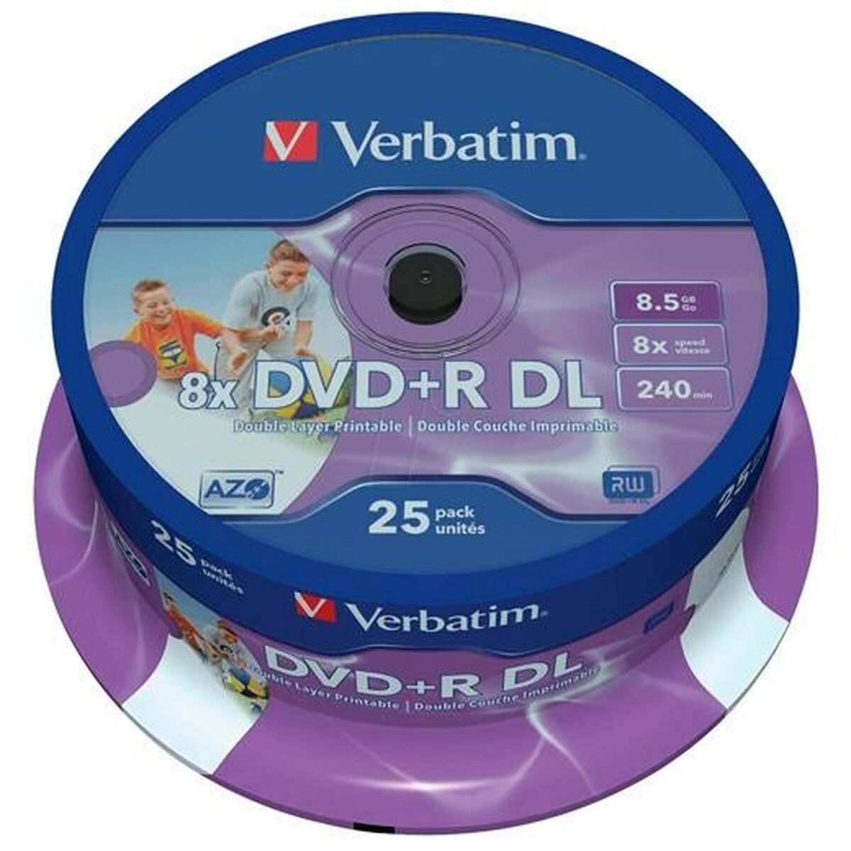 DVD+R Verbatim 43667 25 Unidades - Effik Store