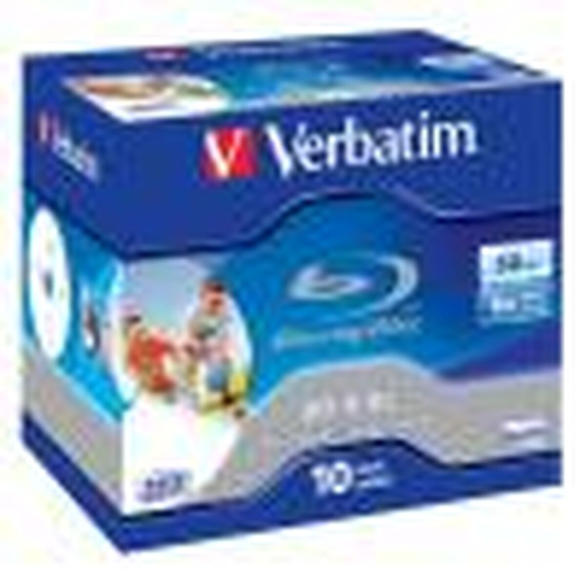 Blu-Ray BD-R Verbatim 43736 6x 50 GB 10 Unidades - Effik Store