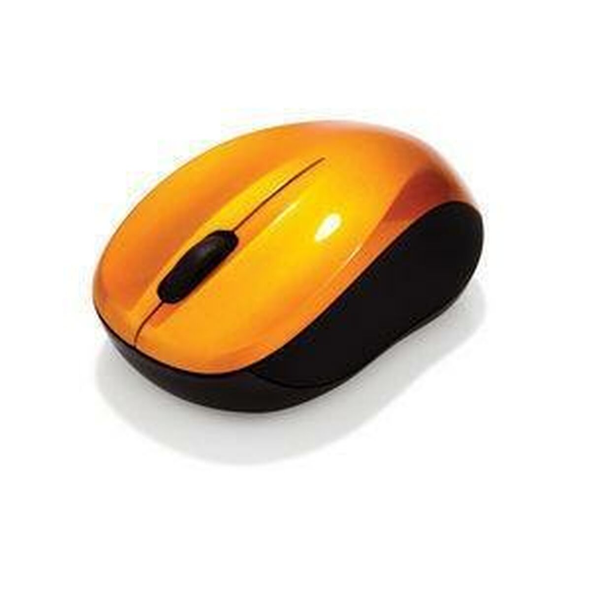 Ratón Inalámbrico Verbatim Go Nano Compacto Receptor USB Negro Naranja 1600 dpi (1 unidad) - Effik Store