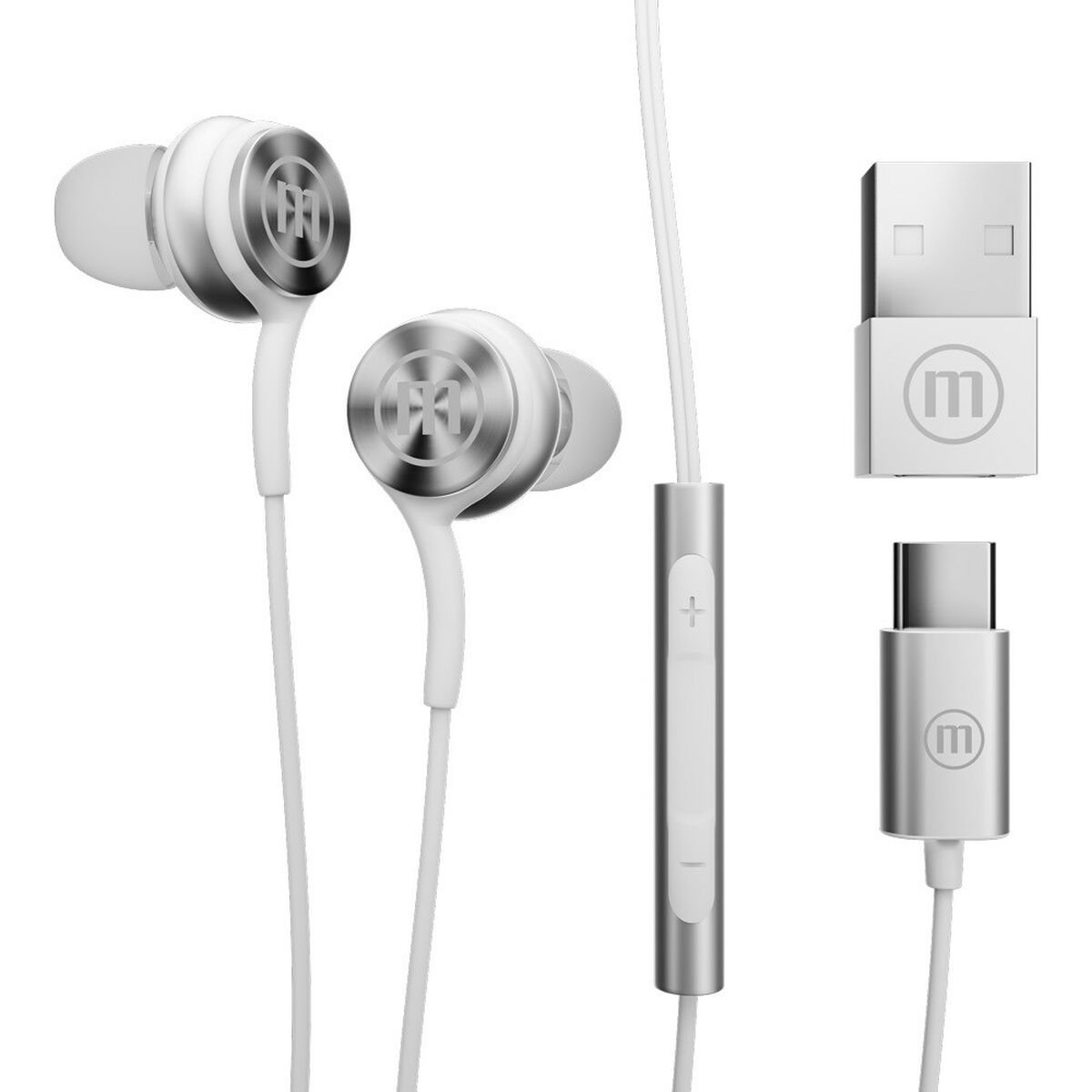 Auriculares con Micrófono Maxell XC1 Blanco - Effik Store