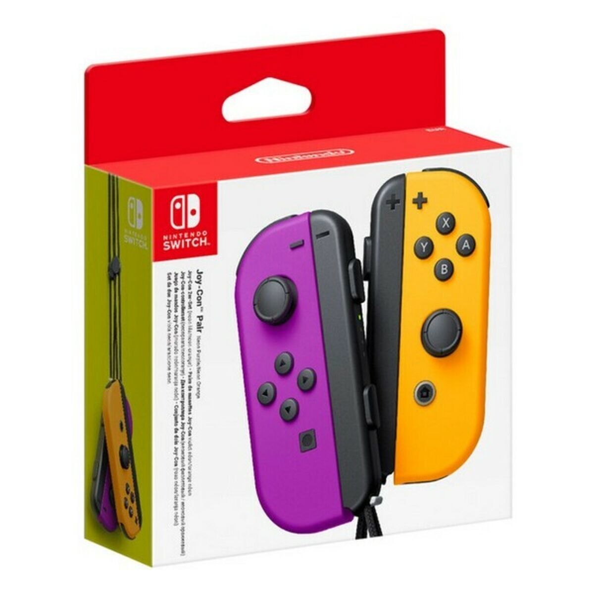 Gamepad Inalámbrico Nintendo Joy-Con Morado Naranja - Effik Store