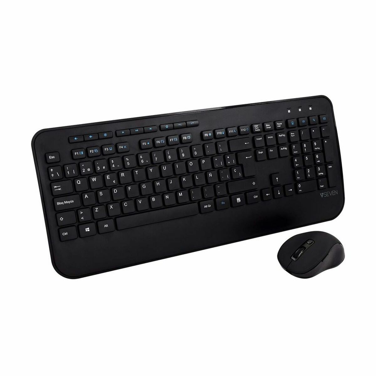 Teclado y Ratón V7 CKW300ES Qwerty Español Español - Effik Store