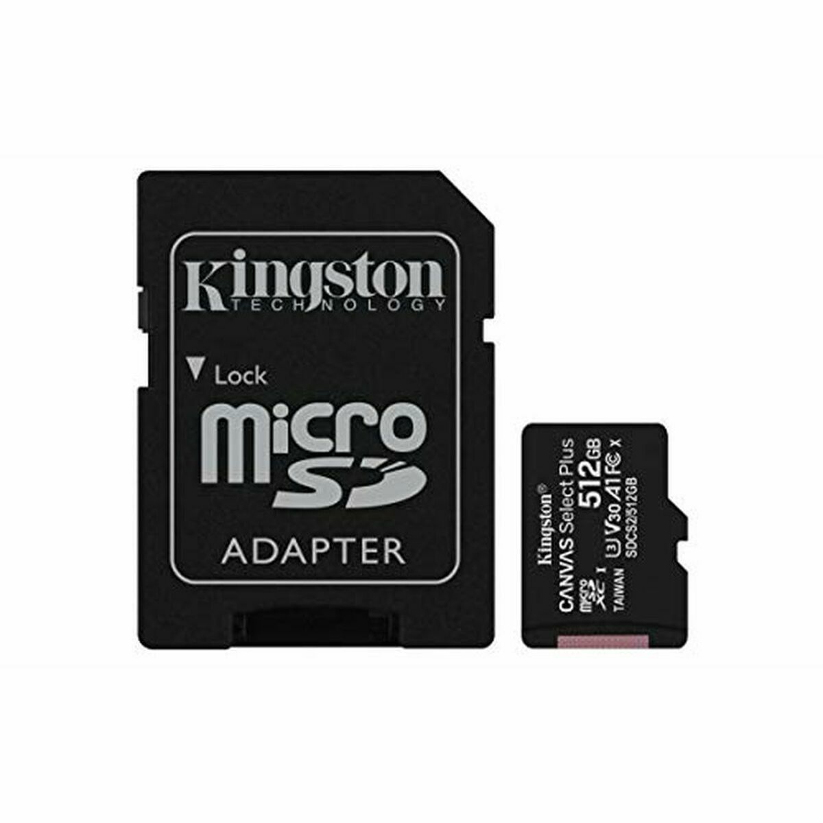 Tarjeta de Memoria Micro SD con Adaptador Kingston SDCS2/512GB 512 GB - Effik Store