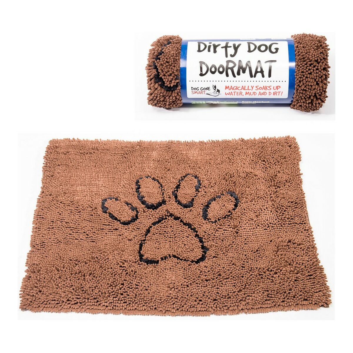 Alfombra para perros Dog Gone Smart Microfibras Marrón (79 x 51 cm) - Effik Store