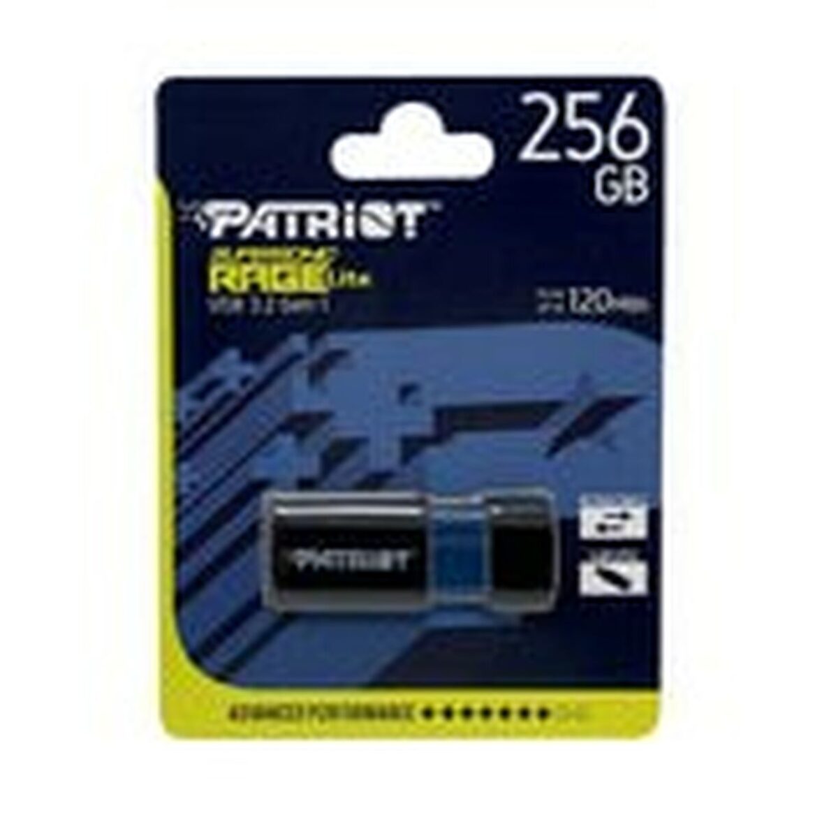 Memoria USB Patriot Memory Rage Lite Negro 256 GB - Effik Store