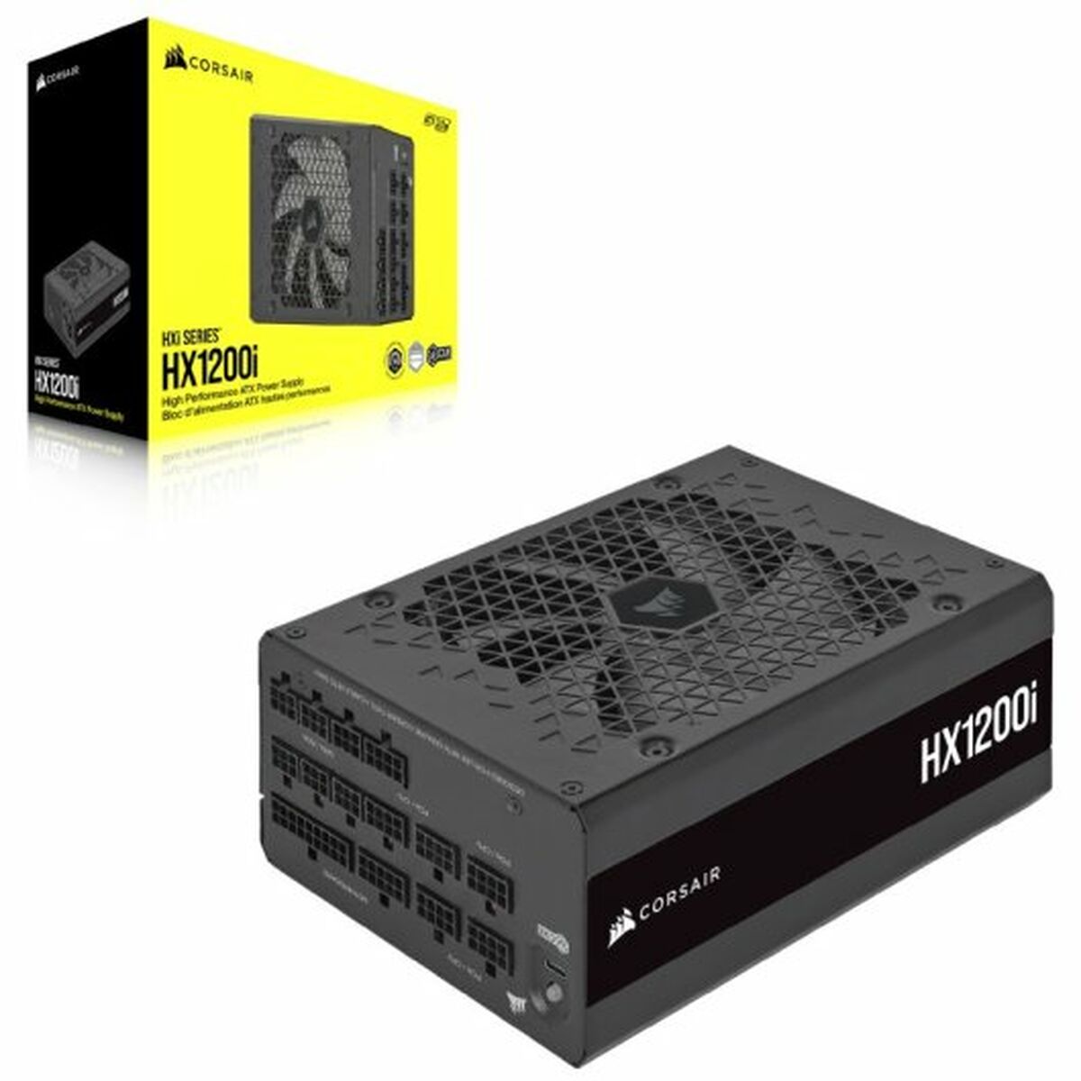 Fuente de Alimentación Corsair HXi Series HX1200i  1200 W 80 PLUS Platinum - Effik Store