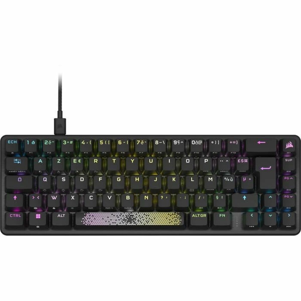 Teclado Corsair K65 PRO MINI Negro Francés AZERTY - Effik Store