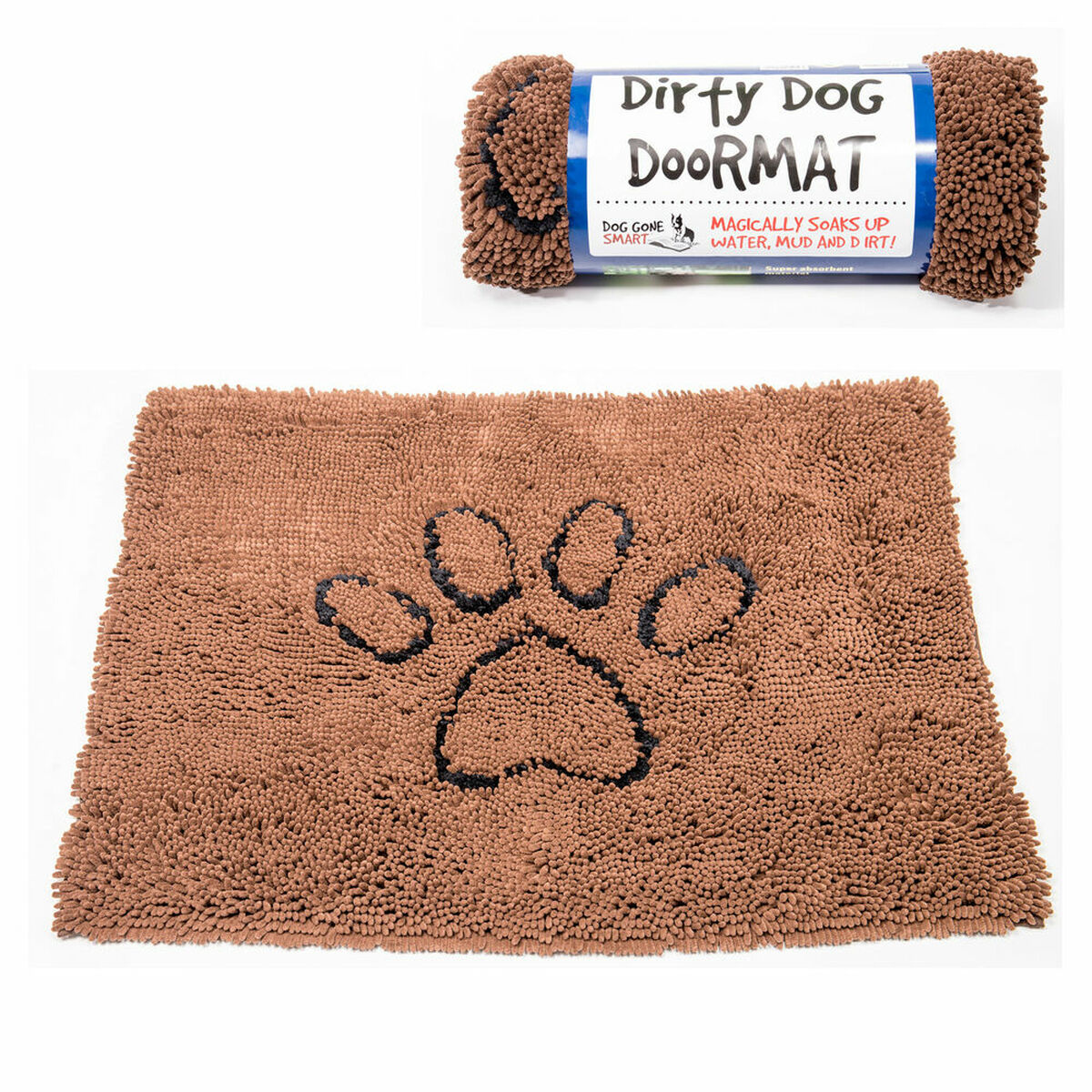 Alfombra para perros Dog Gone Smart Microfibras Marrón (89 x 66 cm) - Effik Store