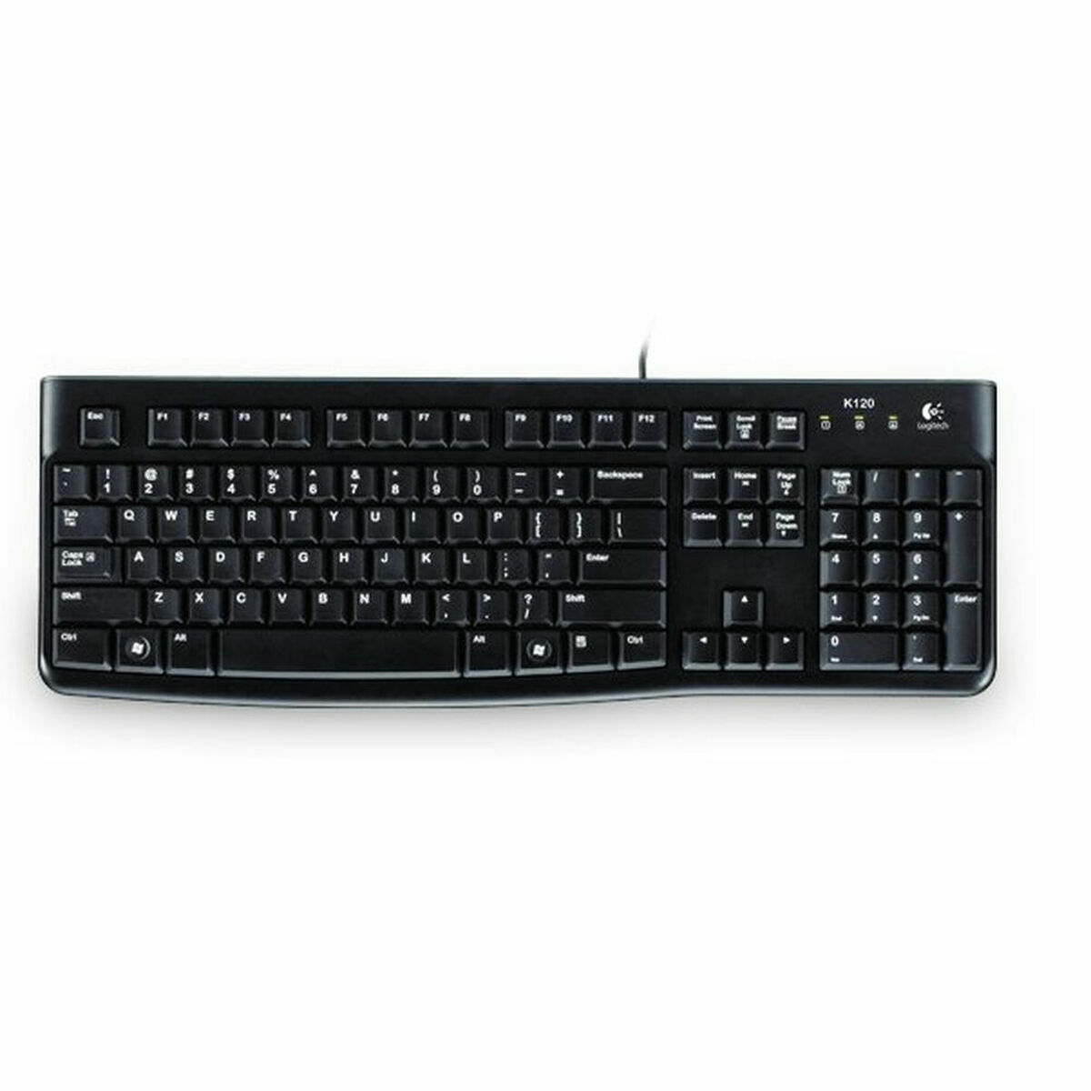 Teclado Logitech K120 Negro QWERTZ - Effik Store