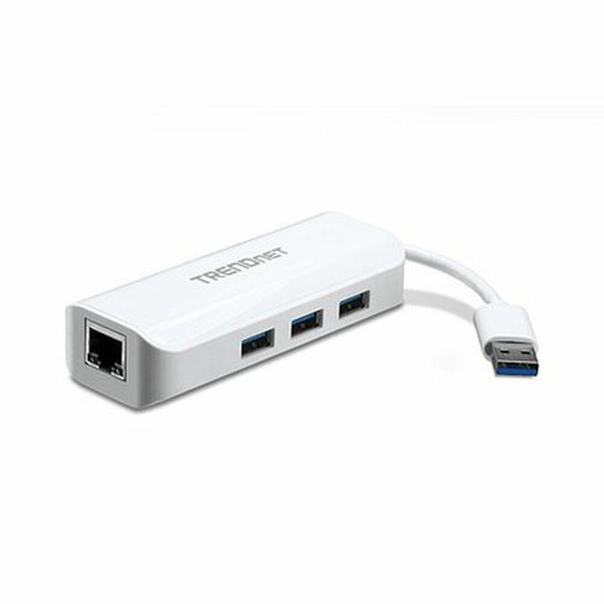 Adaptador USB a Ethernet Trendnet TU3-ETGH3 Blanco - Effik Store