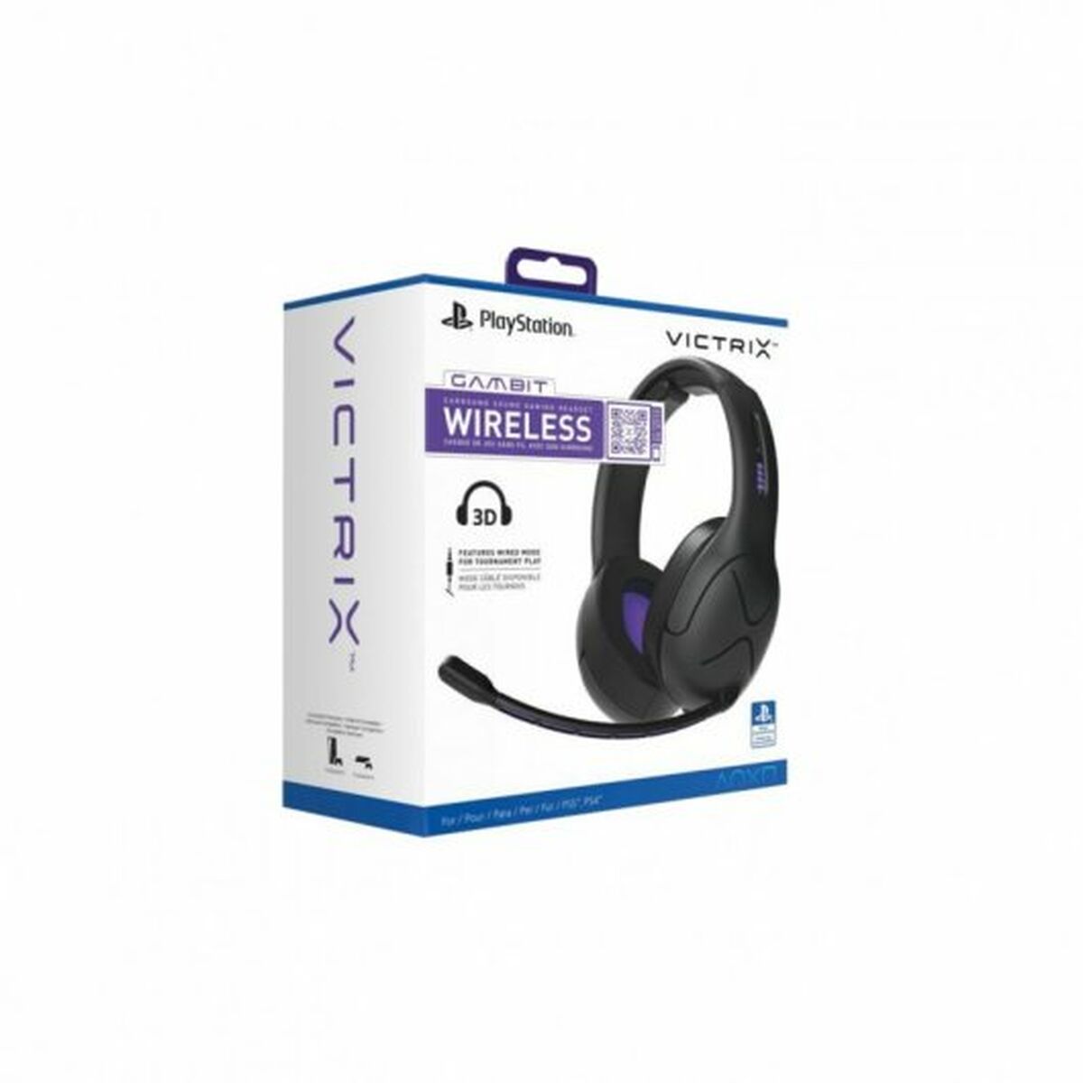 Auriculares con Micrófono PDP  Victrix Gambit Negro - Effik Store