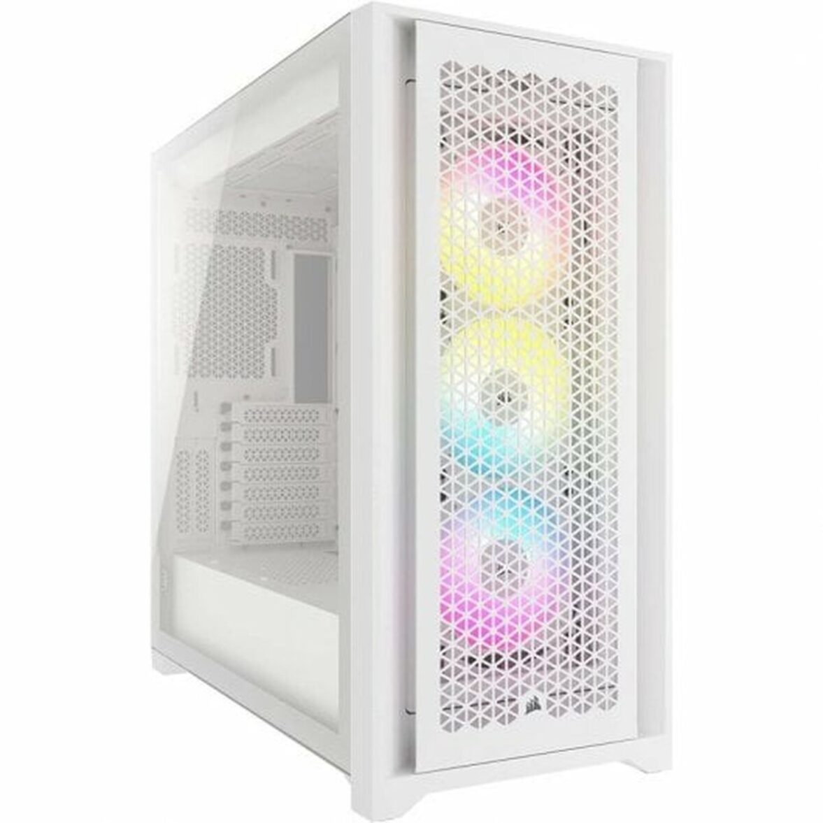 Caja Semitorre ATX Corsair 5000D RGB Blanco - Effik Store