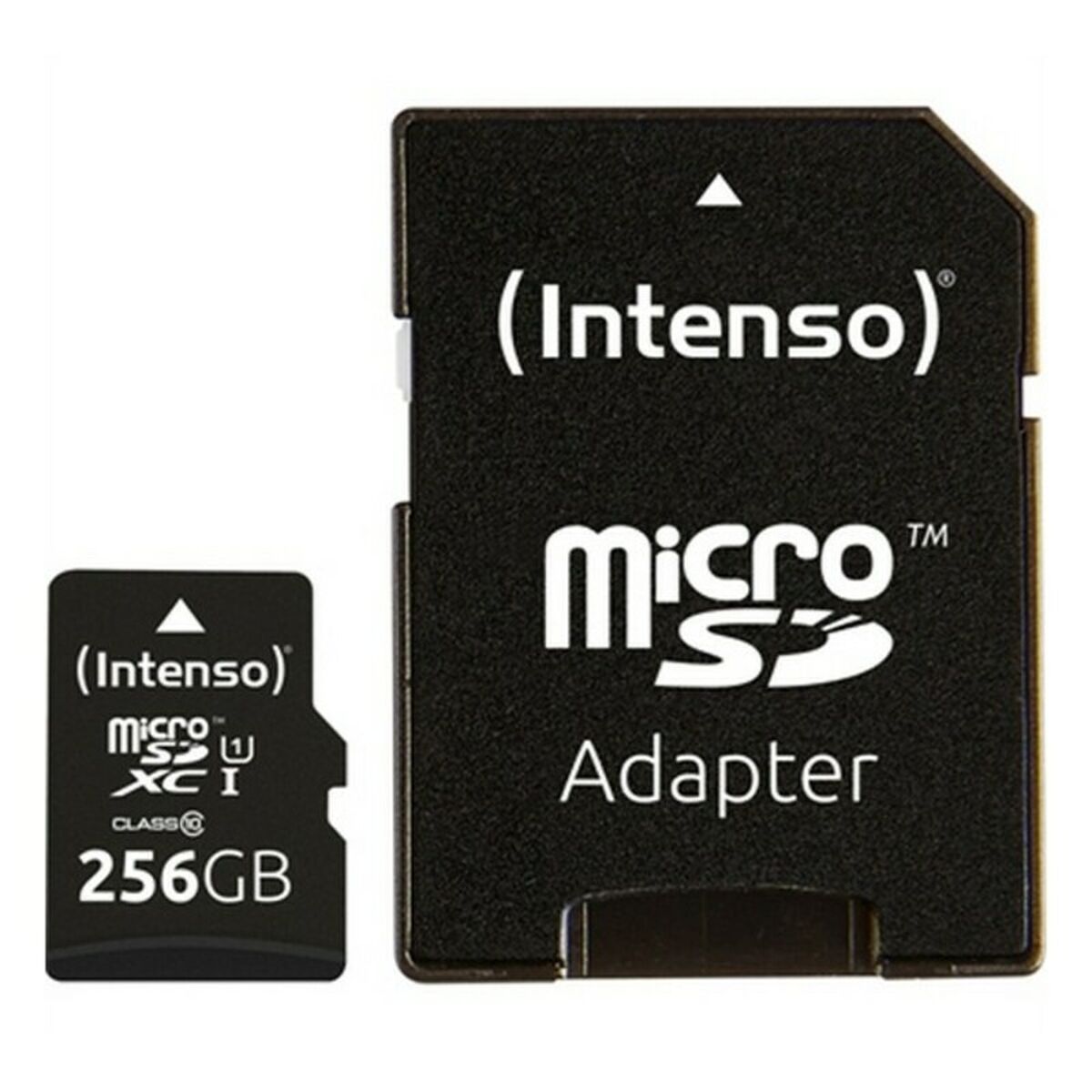 Tarjeta de Memoria Micro SD con Adaptador INTENSO 3423492 256 GB Negro - Effik Store