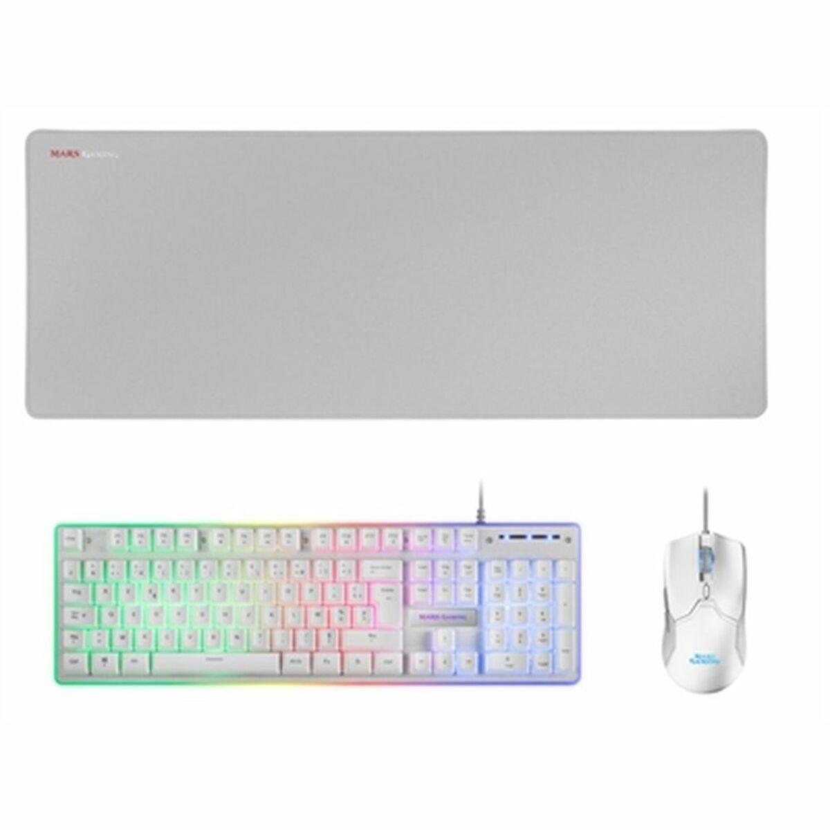 Teclado y Ratón Mars Gaming 3IN1 Francés - Effik Store