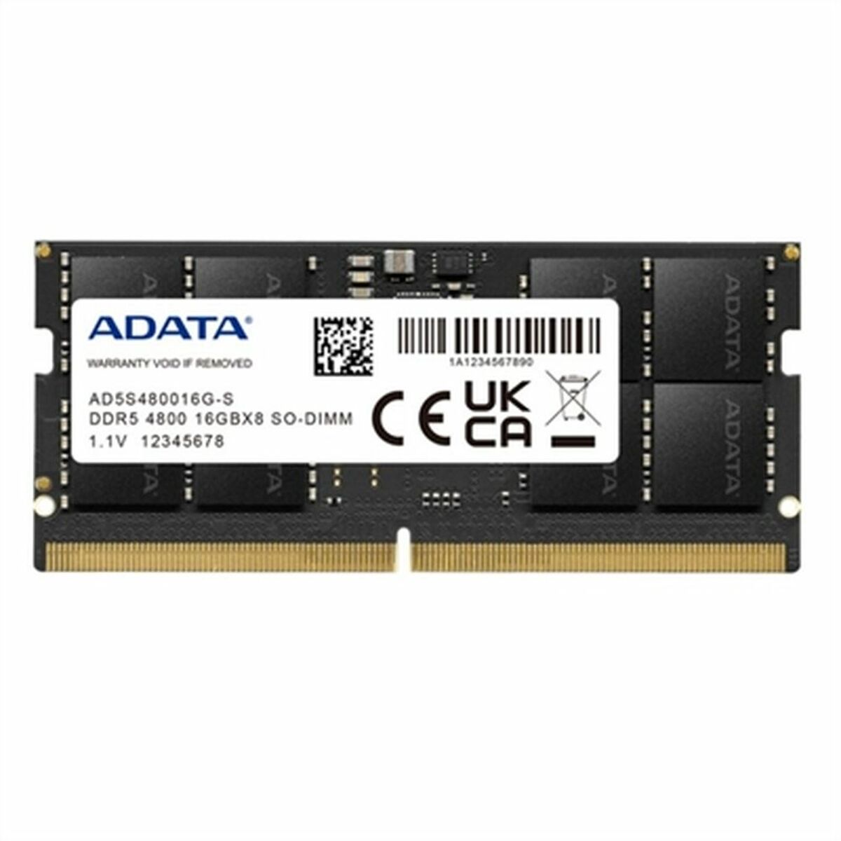 Memoria RAM Adata AD5S480016G-S 16 GB DDR5 4800 MHZ 16 GB - Effik Store