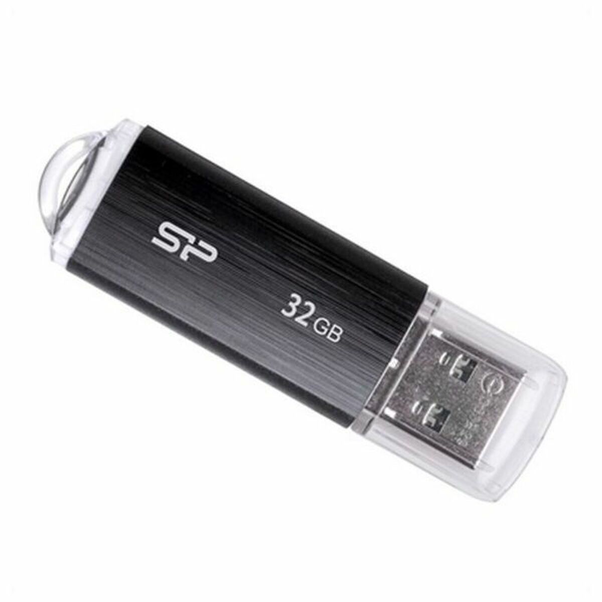 Memoria USB Silicon Power SP032GBUF2U02V1K 32 GB USB 2.0 Negro 32 GB - Effik Store