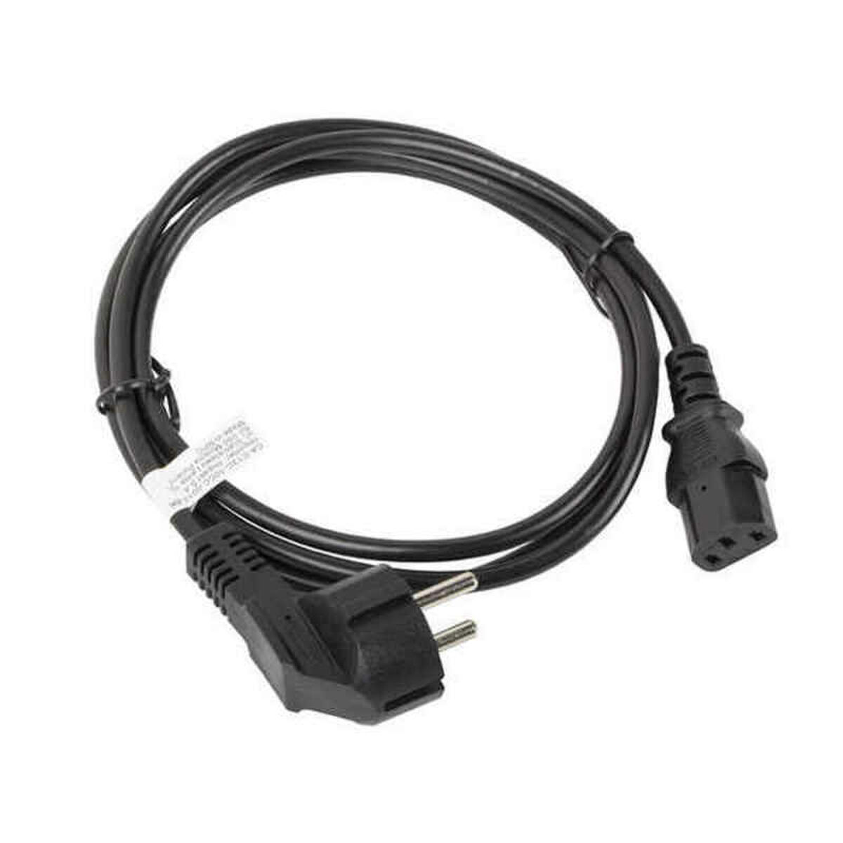 Cable de Alimentación Lanberg CA-C13C-10CC-0018-BK Negro 1,8 m - Effik Store