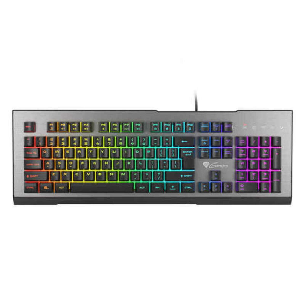 Teclado Gaming Genesis NKG-1621 RGB Plateado - Effik Store