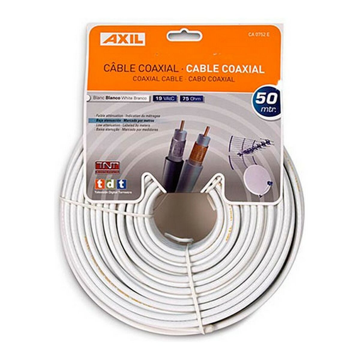 Cable Coaxial Antena TV Engel 50 m - Effik Store