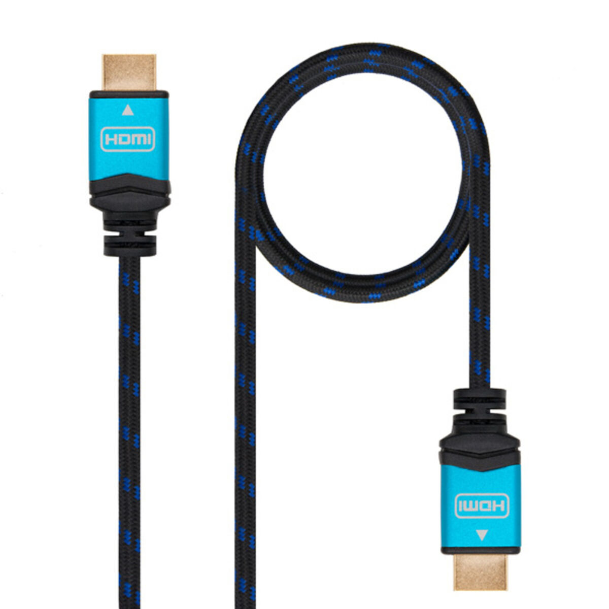 Cable HDMI TooQ 10.15.37 V2.0 Negro Azul - Effik Store