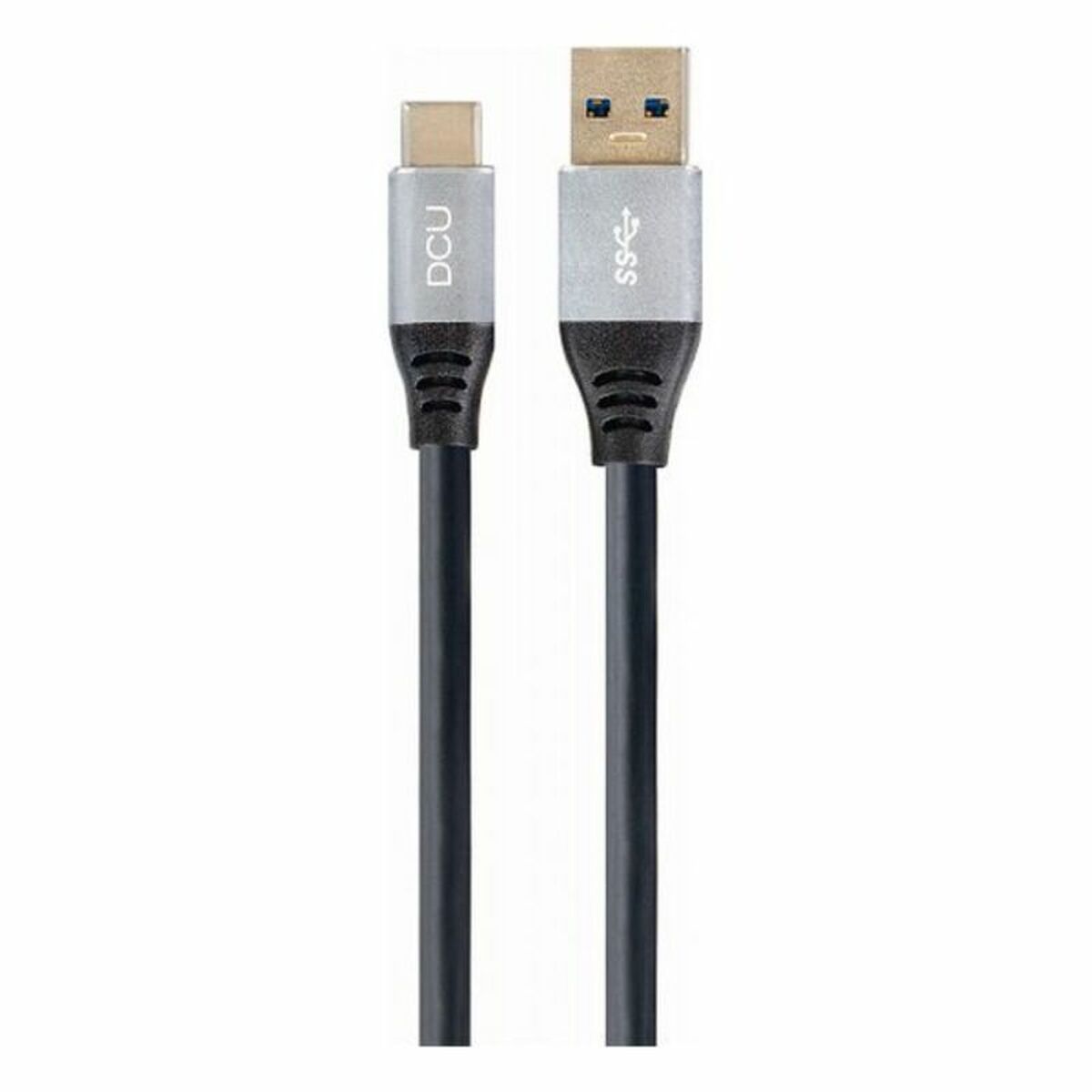 Cable USB A a USB C DCU Negro (1,5M) - Effik Store