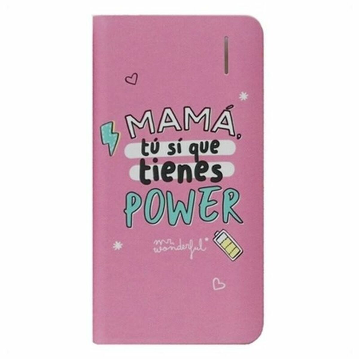 Power Bank Mr. Wonderful MRPWB031 4000 mAh Rosa - Effik Store