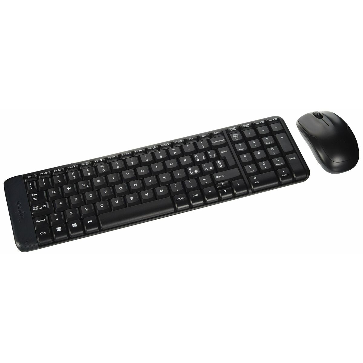 Teclado Logitech MK220 Qwerty Italiano Negro (Reacondicionado A) - Effik Store