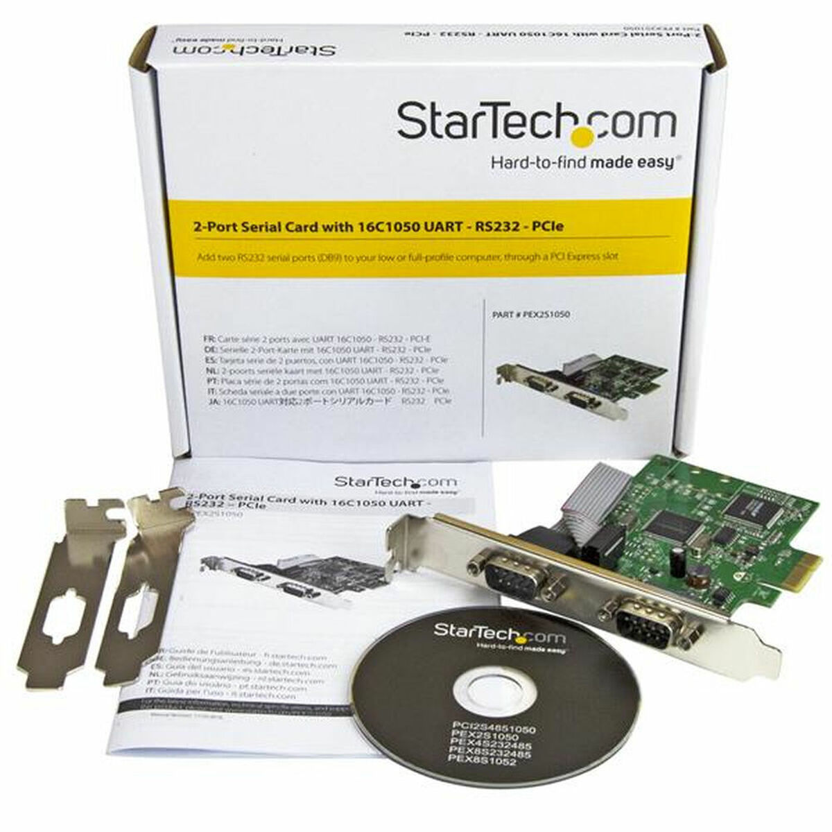 Tarjeta PCI Startech PEX2S1050 - Effik Store