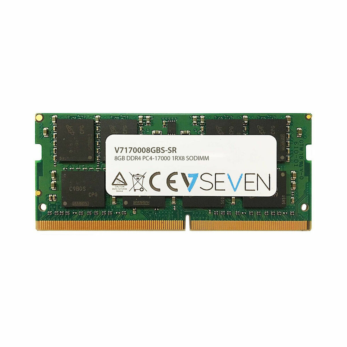 Memoria RAM V7 V7170008GBS-SR CL15 8 GB - Effik Store