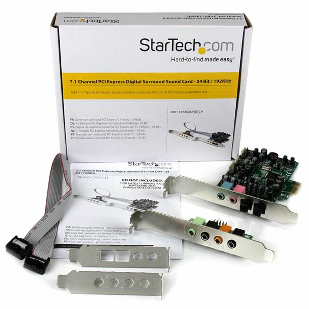 Tarjeta de Sonido Startech PEXSOUND7CH - Effik Store