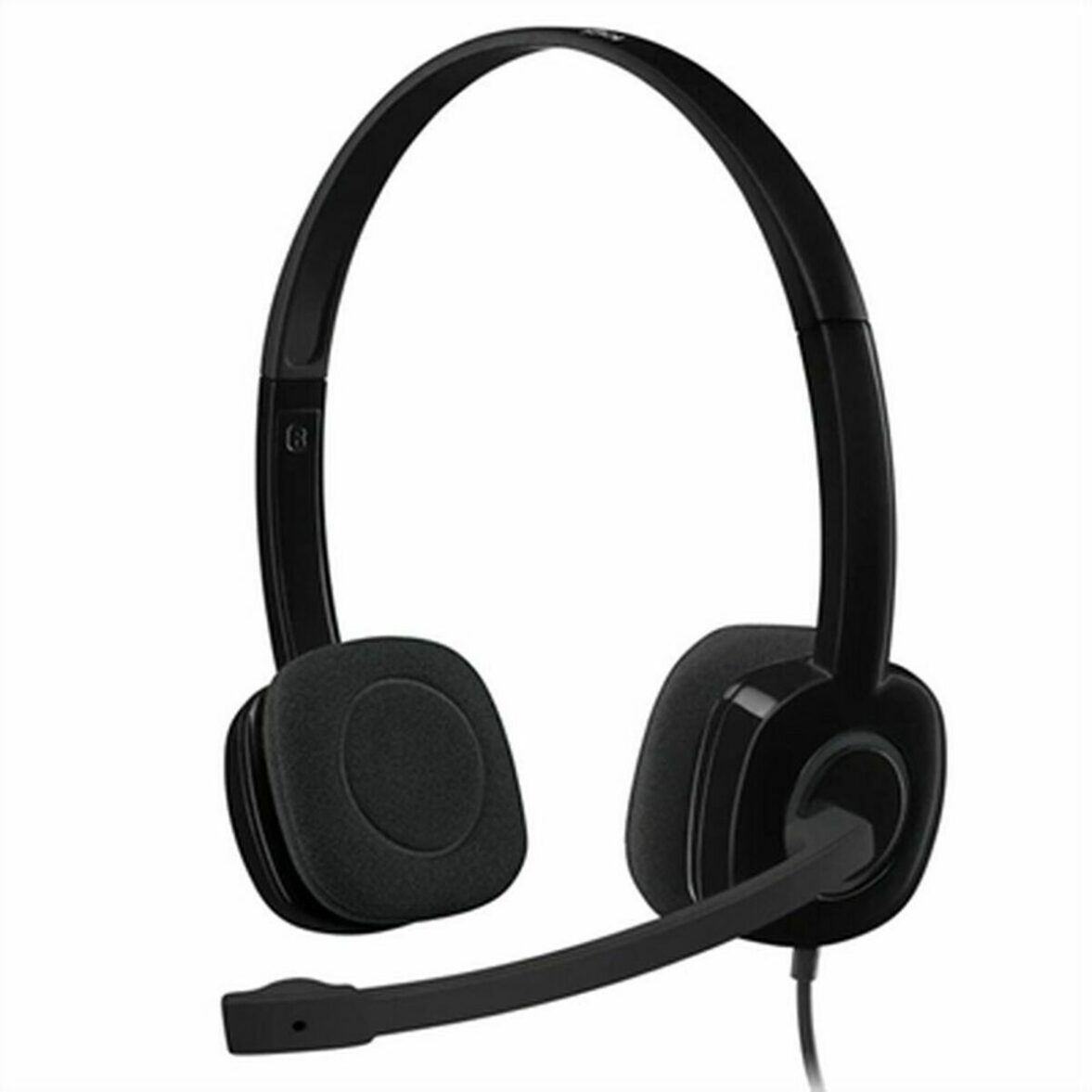 Auriculares con Micrófono Logitech 981-000589 Negro - Effik Store