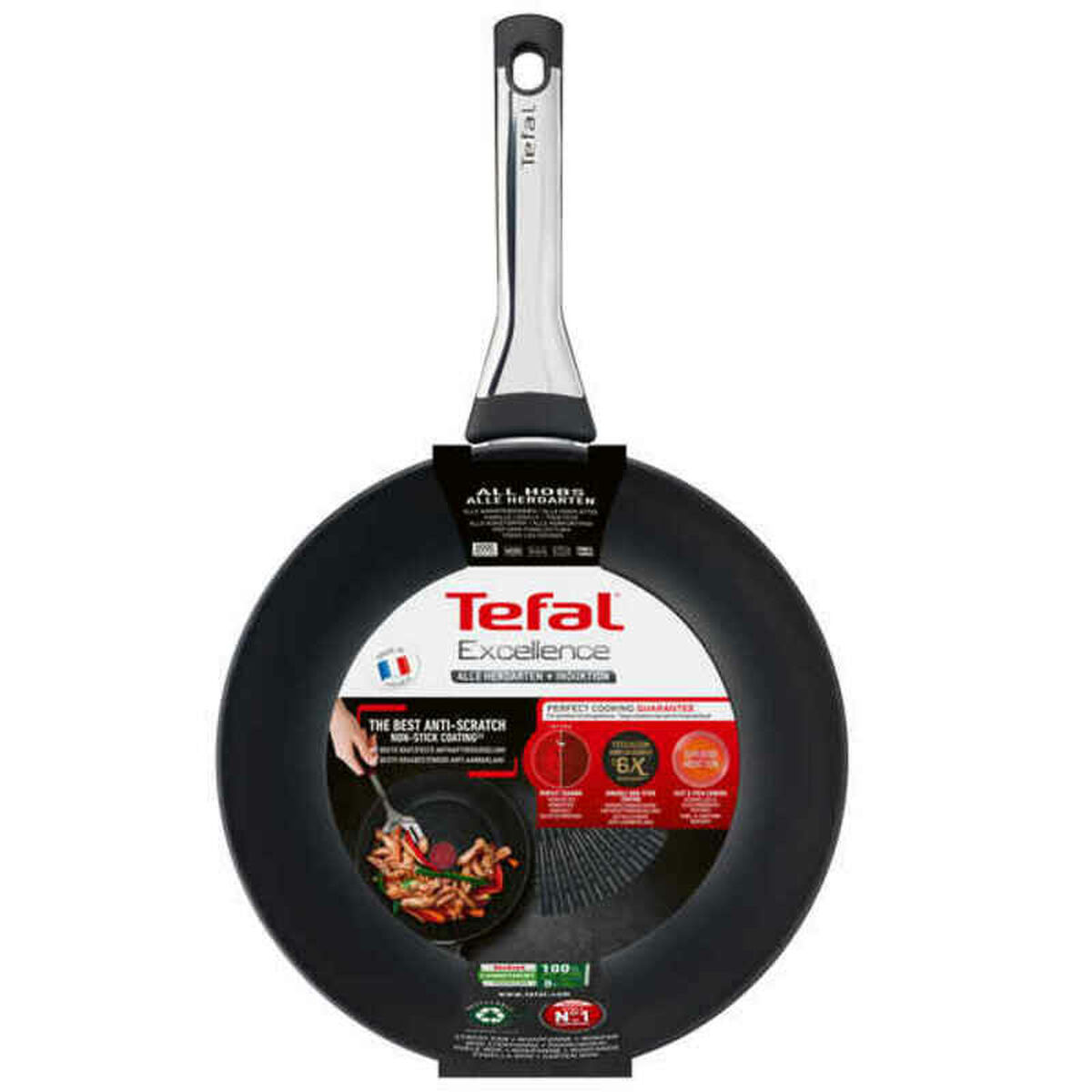 Sartén Wok Tefal G2691932 Negro (Ø28 cm) - Effik Store