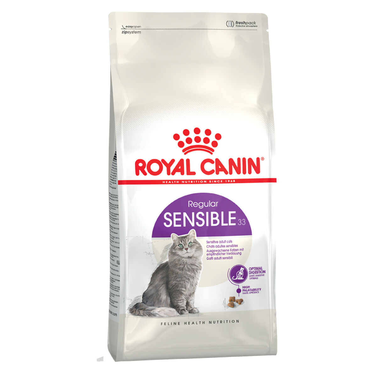 Comida para gato Royal Canin Sensible 33 Adulto Arroz Aves 4 Kg - Effik Store