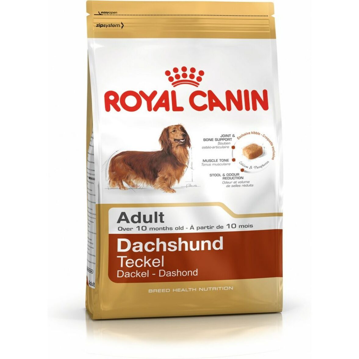 Pienso Royal Canin Dachshund Adult Adulto Arroz Aves 1,5 Kg - Effik Store