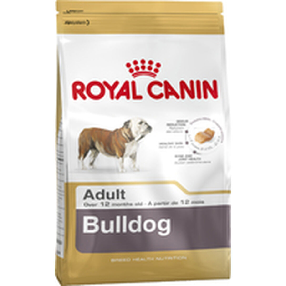 Pienso Royal Canin Bulldog Adult 12 kg Adulto Carne Arroz Aves - Effik Store