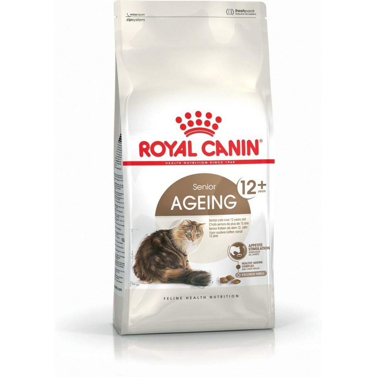 Comida para gato Royal Canin Senior Ageing 12+ Senior Pollo Vegetal Aves 400 g - Effik Store