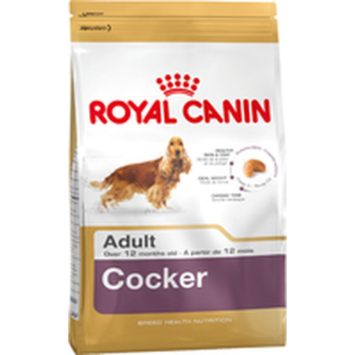 Pienso Royal Canin Cocker Adult 12 kg Adulto Arroz Maíz Aves - Effik Store