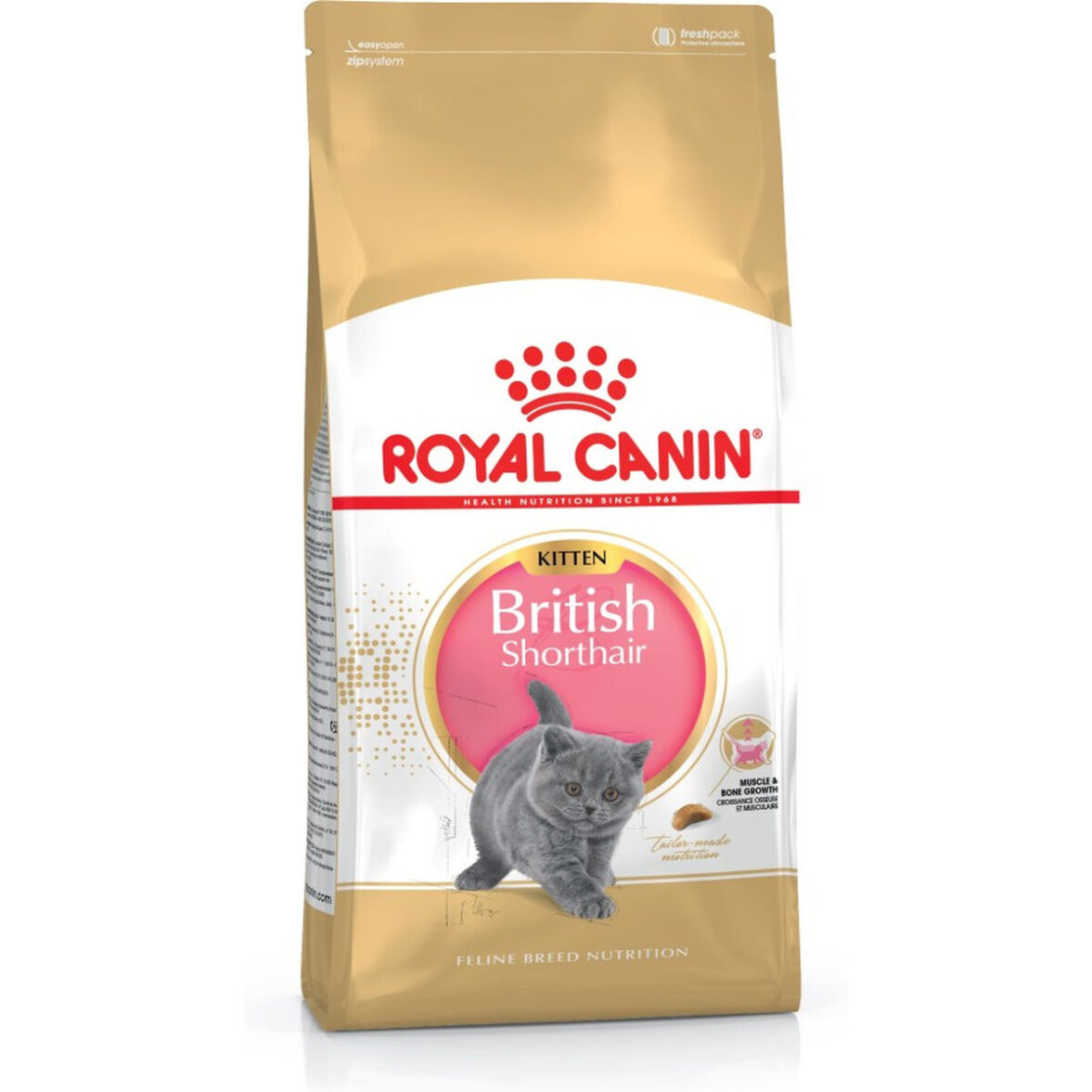 Comida para gato Royal Canin British Shorthair Kitten Pollo Arroz Vegetal Aves 2 Kg - Effik Store