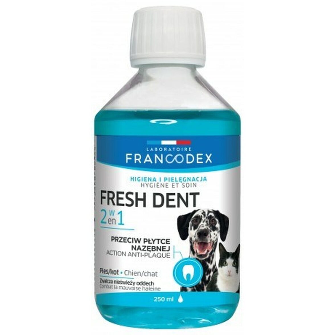 Enjuague Bucal Francodex Fresh dent 250 ml Gato Perro - Effik Store