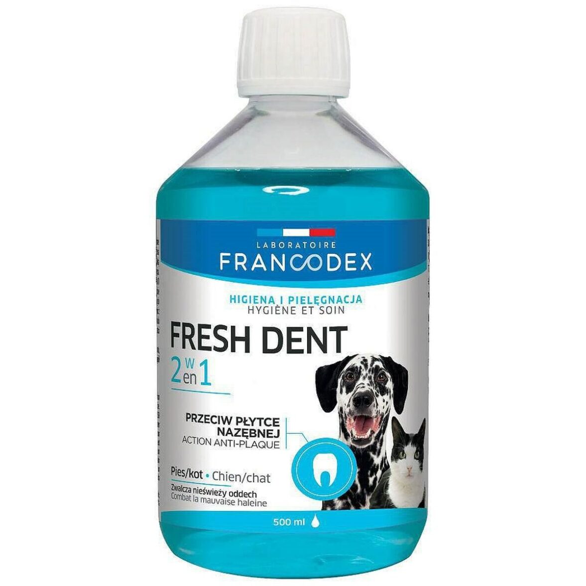 Enjuague Bucal Francodex Fresh dent 500 ml Gato Perro - Effik Store