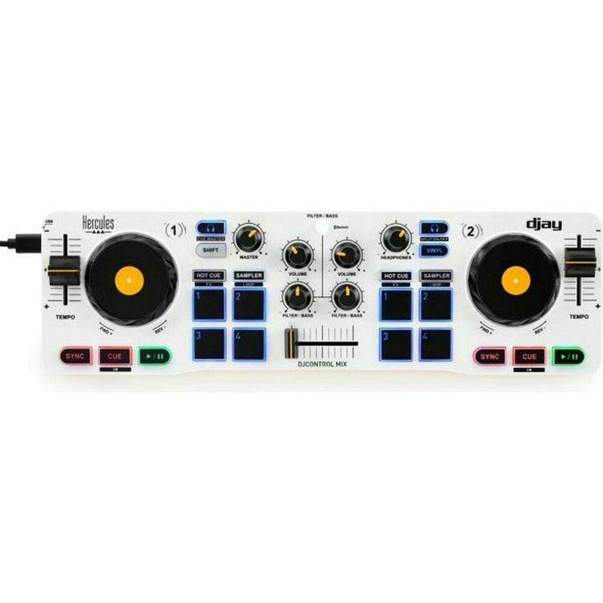 Controladora DJ Hercules DJControl Control MIX Bluetooth Pour Smartphone et tablettes ( Andoid e - Effik Store