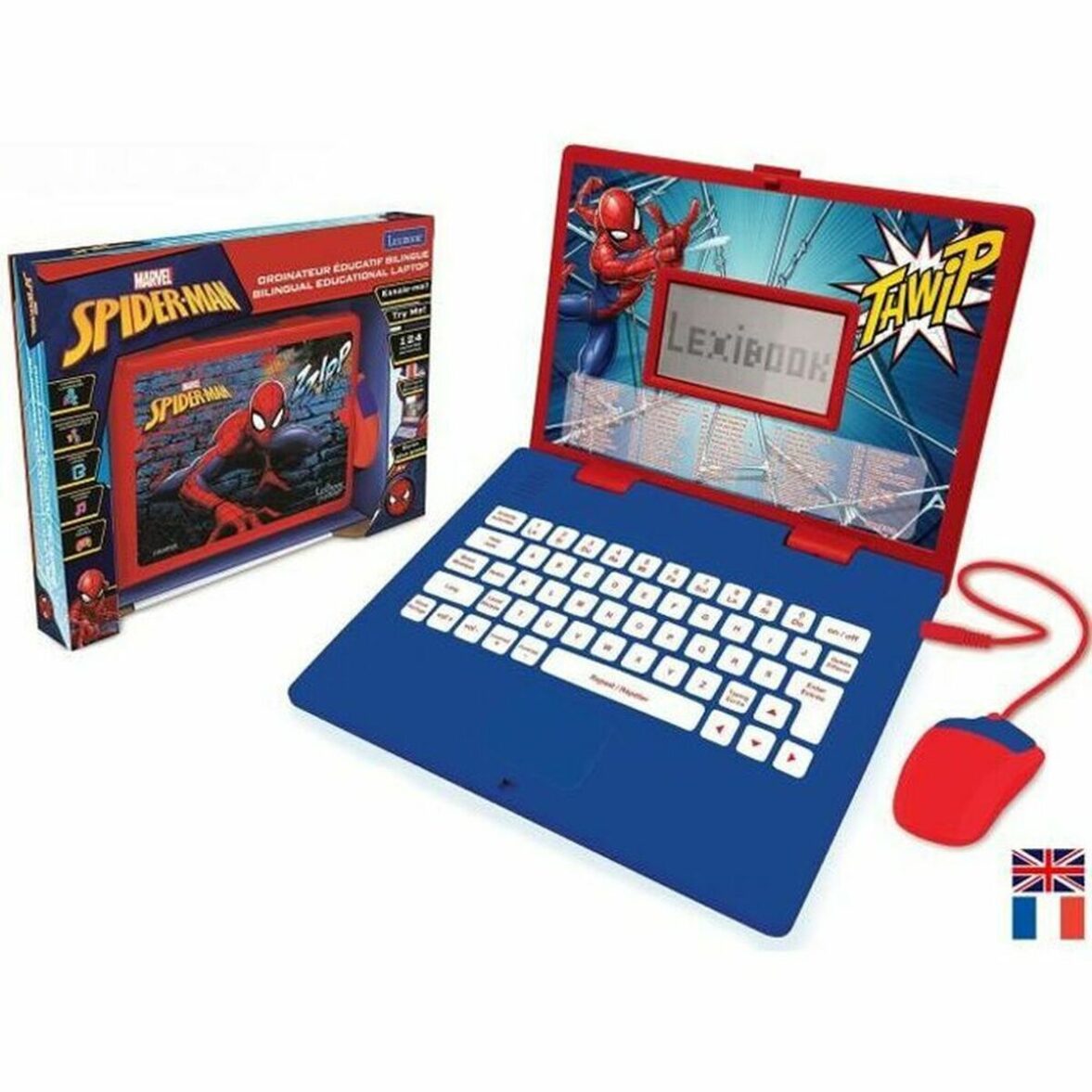 Ordenador portátil Lexibook SPIDER-MAN (FR / EN) Inglés - Effik Store