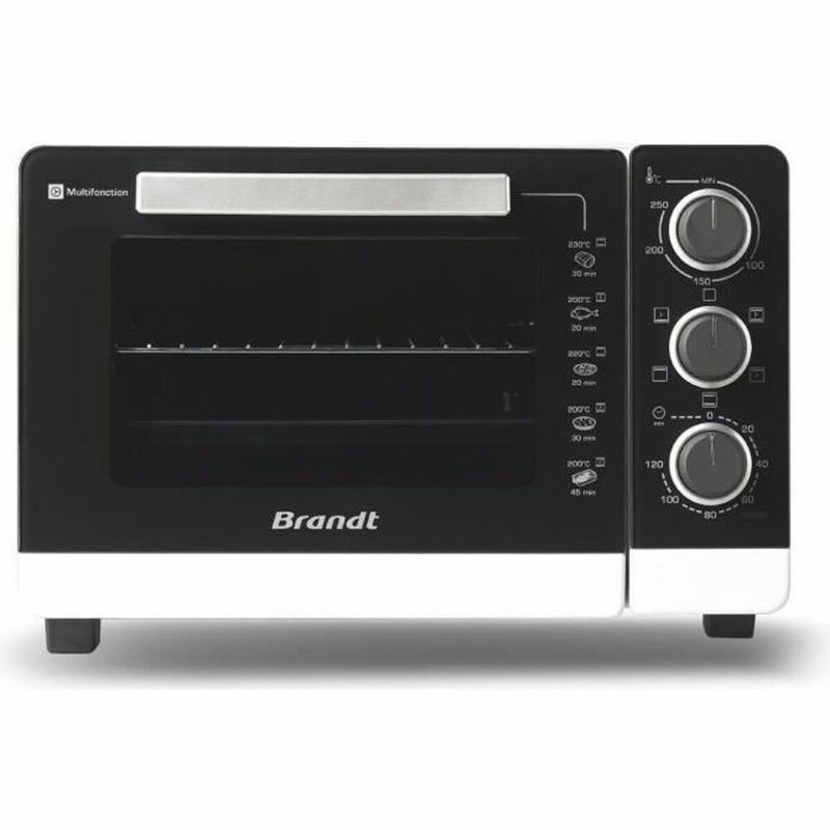 Mini Horno Eléctrico Brandt FC265MWST 1500W 26 L - Effik Store