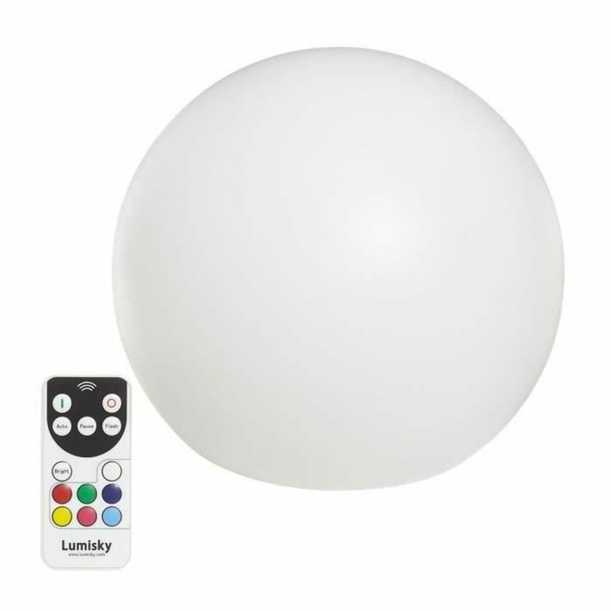 Aplique LED Lumisky Sphere Multicolor Plástico 5 W - Effik Store