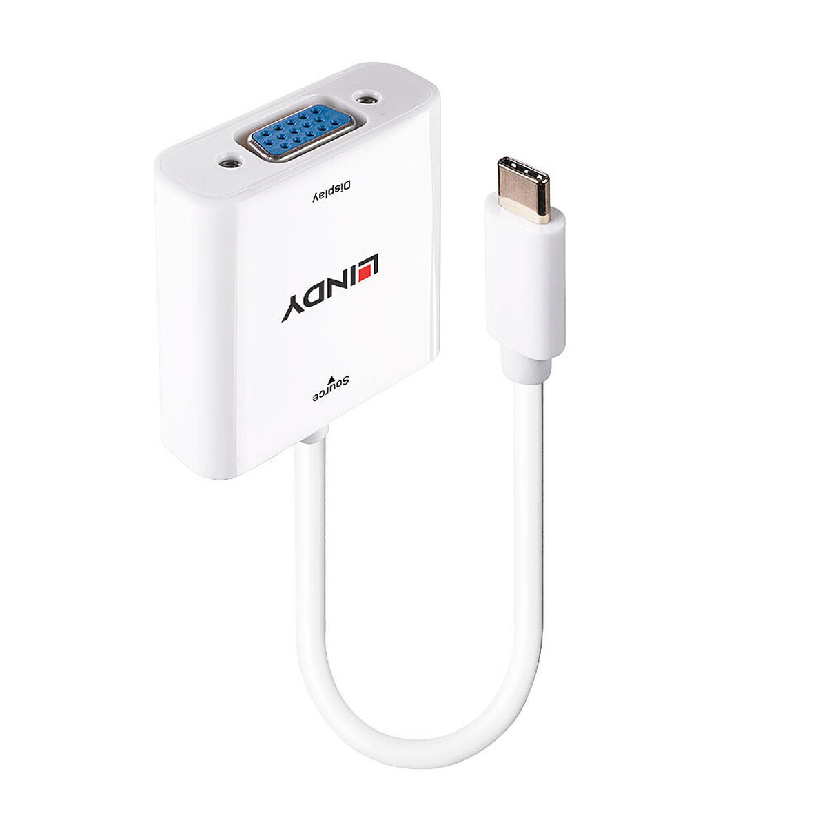 Adaptador USB C a VGA LINDY 43355 - Effik Store