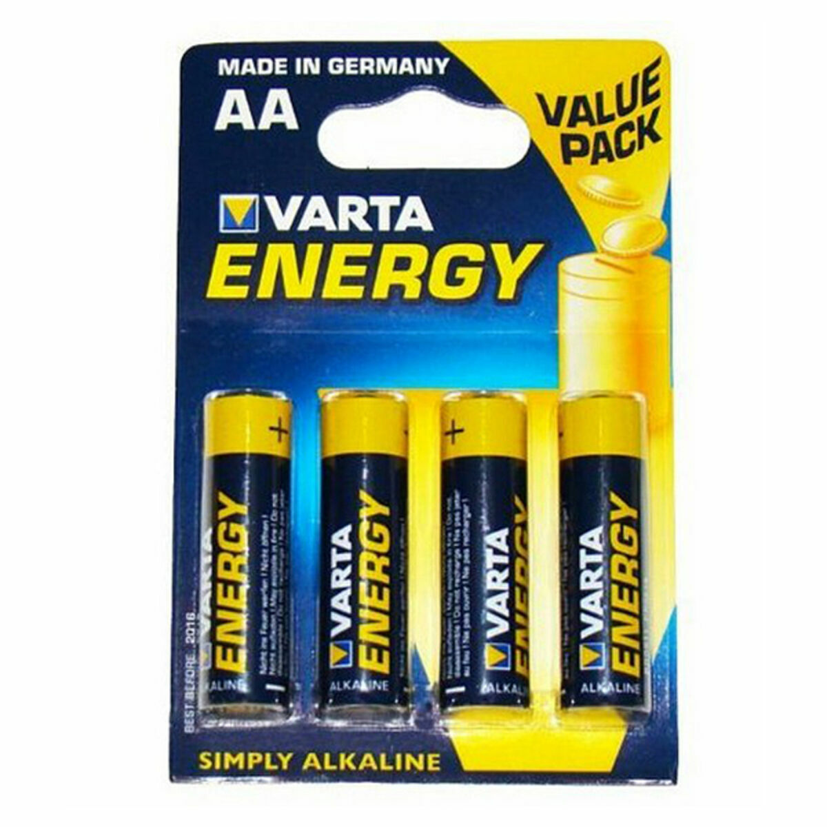 Pilas Alcalinas Varta Energy AA - Effik Store