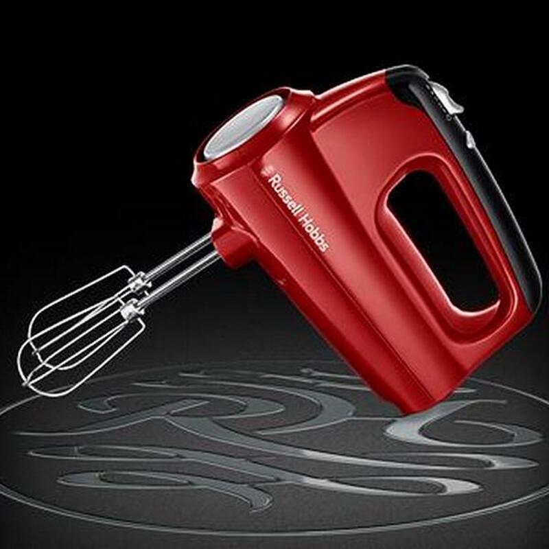 Batidora-Amasadora de Mano Russell Hobbs 24670-56 350W Rojo 350 W Rojo - Effik Store