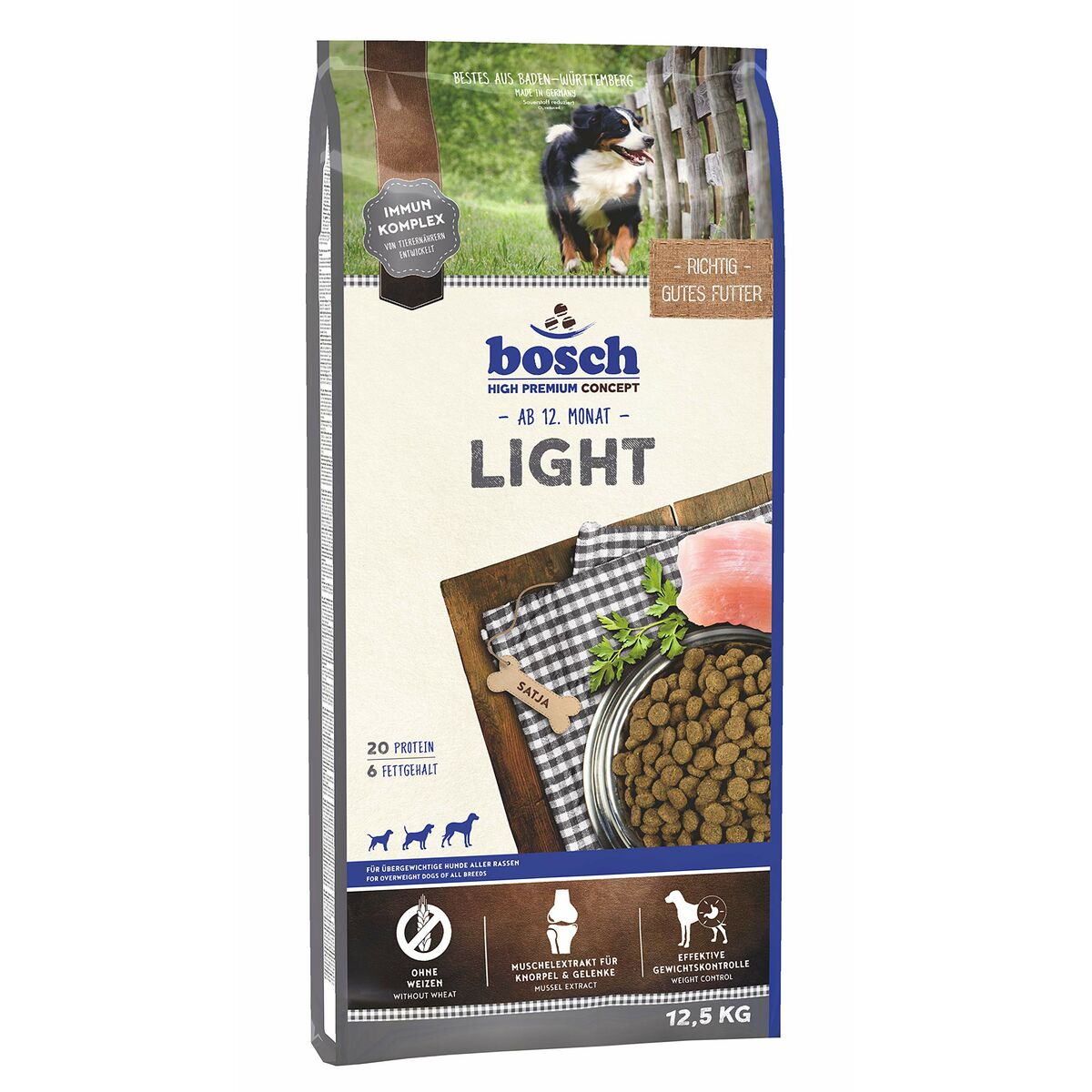 Pienso BOSCH LIGHT Adulto 12,5 Kg - Effik Store