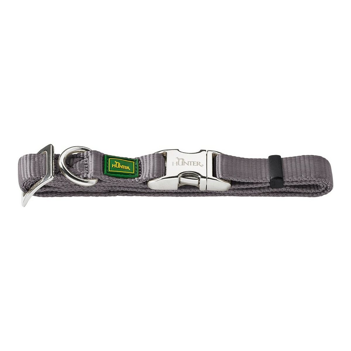 Collar para Perro Hunter Alu-Strong Gris Talla M (40-55 cm) - Effik Store